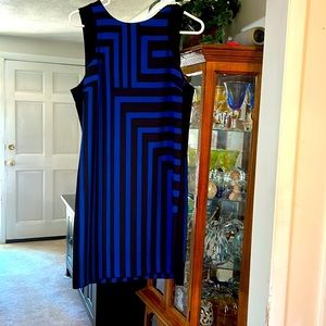 Woman’s dress black and blue